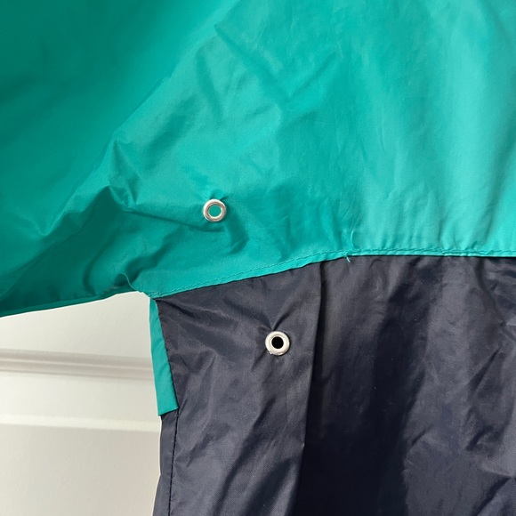 Vintage 90s Green & Navy Blue Full-Zip K-Way - Unisex M | Women’s L - Picture 4 of 7